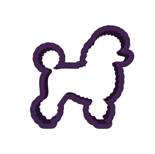 Toy poodle dog cookie clay - toy,