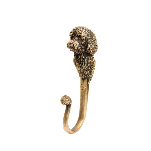 Toy poodle wall hook made - poodle, of