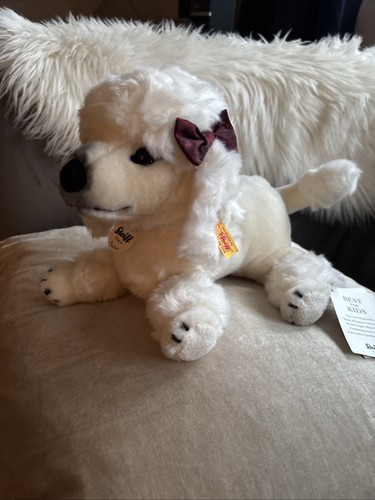 Stiff white poodle - white,