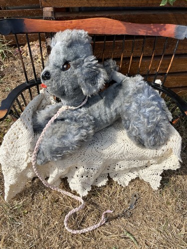 Blue teddy bear old - blue,