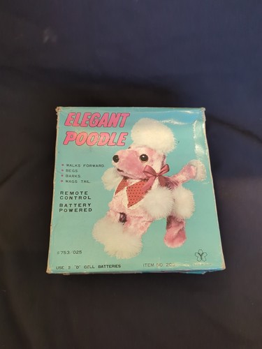 Elegant poodle vintage toy - "elegant, poodle"